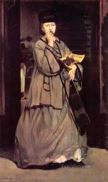  impresionismo Pintura Art%C3%ADstica - El cantante callejero Realismo Impresionismo Edouard Manet